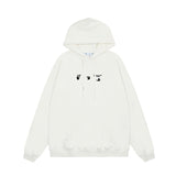 OFF WHITE Hoodie Trendy Street Style Personalized Cotton