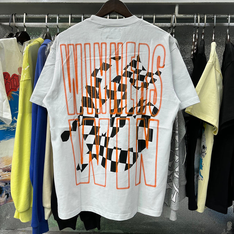 Godspeed t Shirts Racer F1 Champagne Printed Cotton Casual Short Sleeve T-Shirt Men and Women