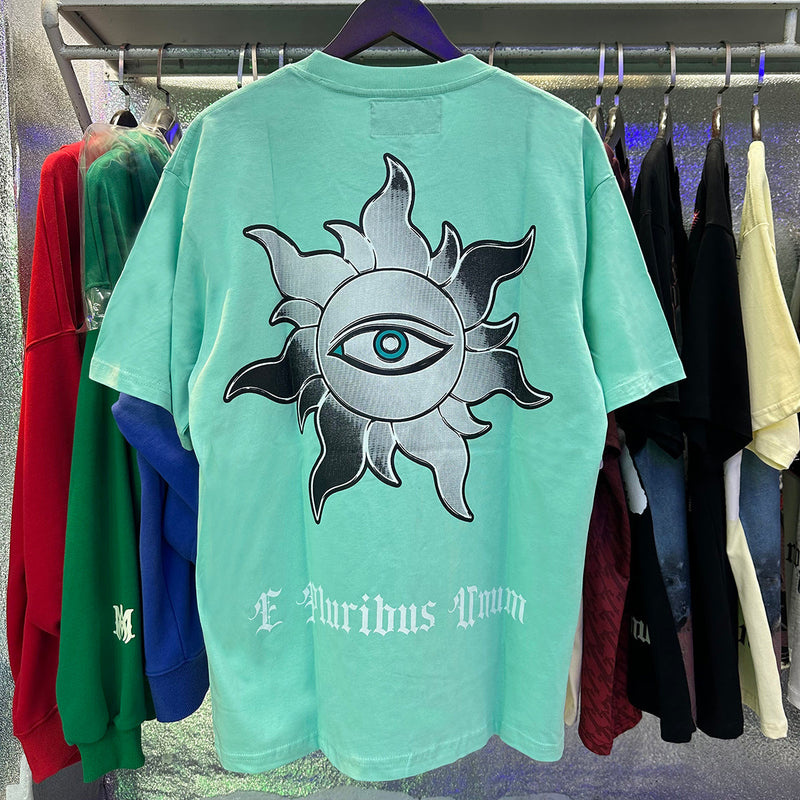 Godspeed T Shirts Helicopter Free Muse Printed Cotton Casual Short Sleeves Men and Women