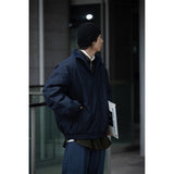 Unisex Coat Double-Sided Lamb Wool Stand-up Collar Cotton-Padded Coat