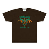 Casablanca T Shirts Fashion Print Street