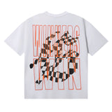 Godspeed t Shirts Racer F1 Champagne Printed Cotton Casual Short Sleeve T-Shirt Men and Women