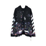 OW Hoodie Evergreen Fireworks Splash Long Sleeves