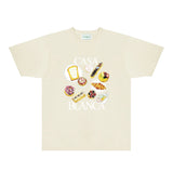 Casablanca T Shirts Fashion Print Street