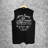Amiri tank top sketch country printing