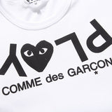 CDG Be Kind T Shirt T-shirt Peach Heart Unisex Wear Cotton round Neck Short Sleeve