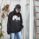 Palm Angels Sweatshirts Embroidery Velvet Round Neck Long Sleeve Sweater Men 'S And Women 'S Jacket