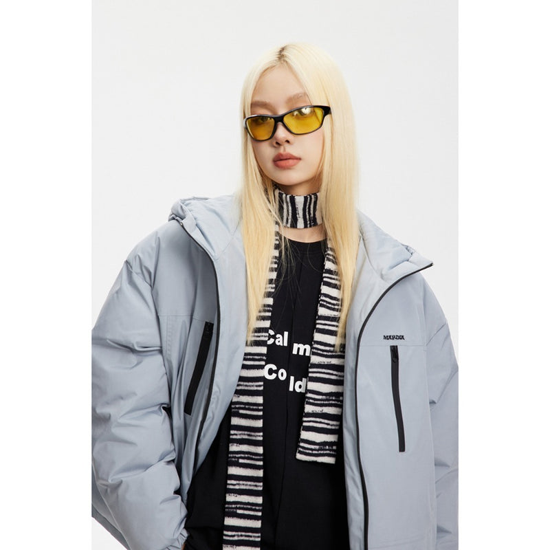 Unisex Coat Hooded Cotton-Padded Versatile Loose and Warm Couple