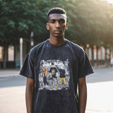 Mens Vintage T-Shirt Printed Short Sleeve T-Shirt