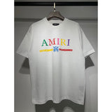 Amiri T Shirts Fashion Print Couple High Street