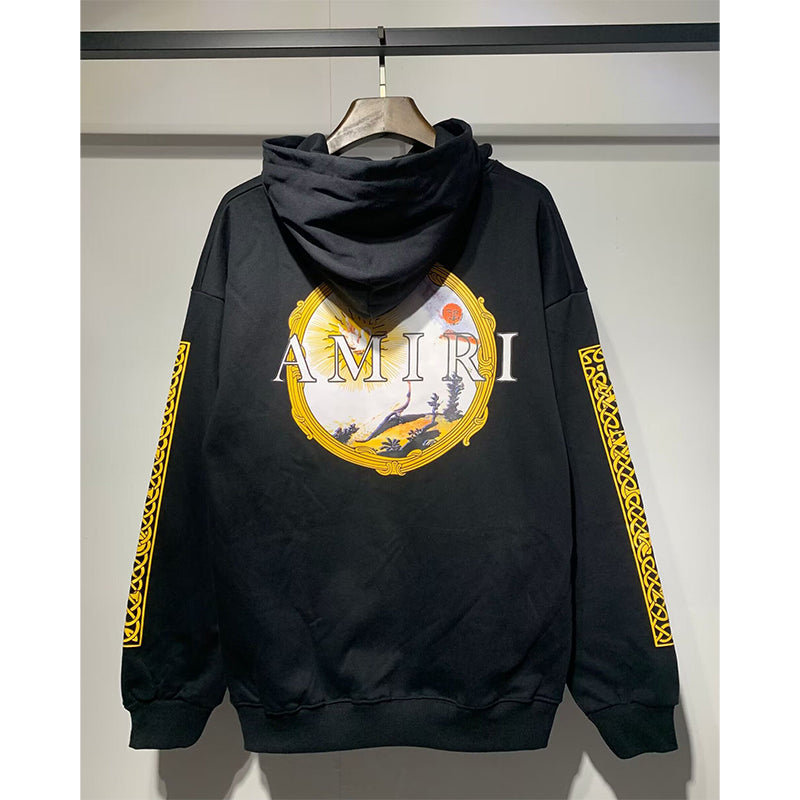 Amiri Hoodie High Street Fashion Prints