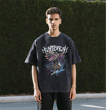 Mens Vintage T Shirt Short Sleeve T-Shirt Men