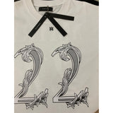 Amiri T Shirts Fashion Print Couple High Street