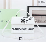 Off White Bag Casual Outdoor Convenient Tote Bag