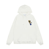 OFF WHITE Hoodie Trendy Street Style Personalized Cotton