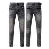 Purple Brand Jeans Pure Cotton High Street Trend #9105