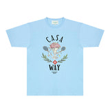 Casablanca T Shirts Fashion Print Street