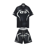 Hellstar T-Shirt And Shorts Two-Piece Set