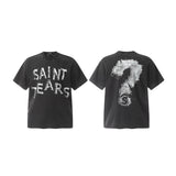 Unisex T-Shirts Saint Michael Vintage Old Loose T-Shirt