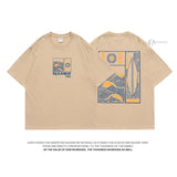 Men's and Women's  Oversized Cotton T-Shirt Hip Hop Street T-Shirt