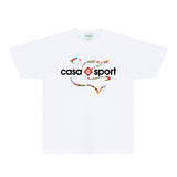 Casablanca T Shirts Fashion Print Street