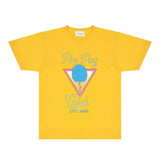 Casablanca T Shirts Fashion Print Street