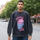 Mens Vintage Long Sleeve Shirt Long Sleeve T-Shirt Men and Women