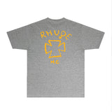 Rhude T Shirts Printed Trendy Pure Cotton