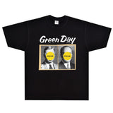 Green Day T Shirt Retro Loose