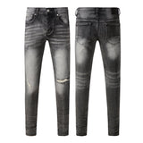 Purple Brand Jeans Pure Cotton High Street Trend #9103