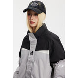 Unisex Coat Loose Thick Stand-up Collar Cotton-Padded Coat Coat