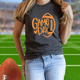 Game Day Football Shirt Women Football Season T shirt Short
