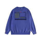 Amiri Distressed Sweatshirt Printed Trendy Pure Cotton