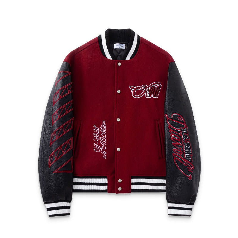 Off white jacket fall and winter style outwear for men and women