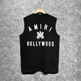 Amiri tank top hollywood spider printing