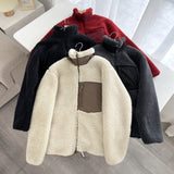 Women Cotton Coat Windproof Polar Fleece Thermal Coat