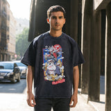 Mens Vintage T-Shirt Printed Short Sleeve T-Shirt