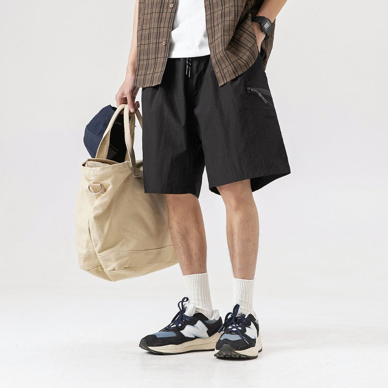Unisex Shorts Retro Workwear Shorts Loose Casual