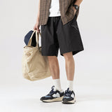 Unisex Shorts Retro Workwear Shorts Loose Casual