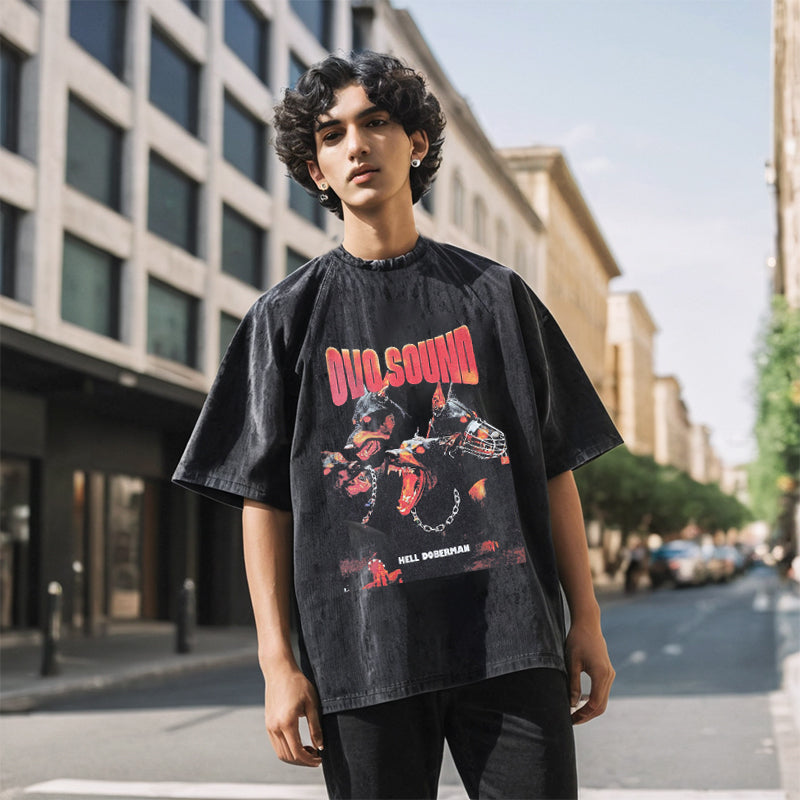 Mens Vintage T Shirt Old Short Sleeve T-Shirt Men
