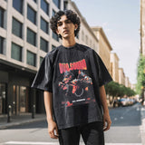 Mens Vintage T Shirt Old Short Sleeve T-Shirt Men