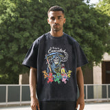 Mens Vintage T Shirt Short Sleeve T-Shirt Men's and Women's