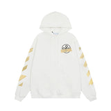 OFF WHITE Hoodie Trendy Street Style Personalized Cotton