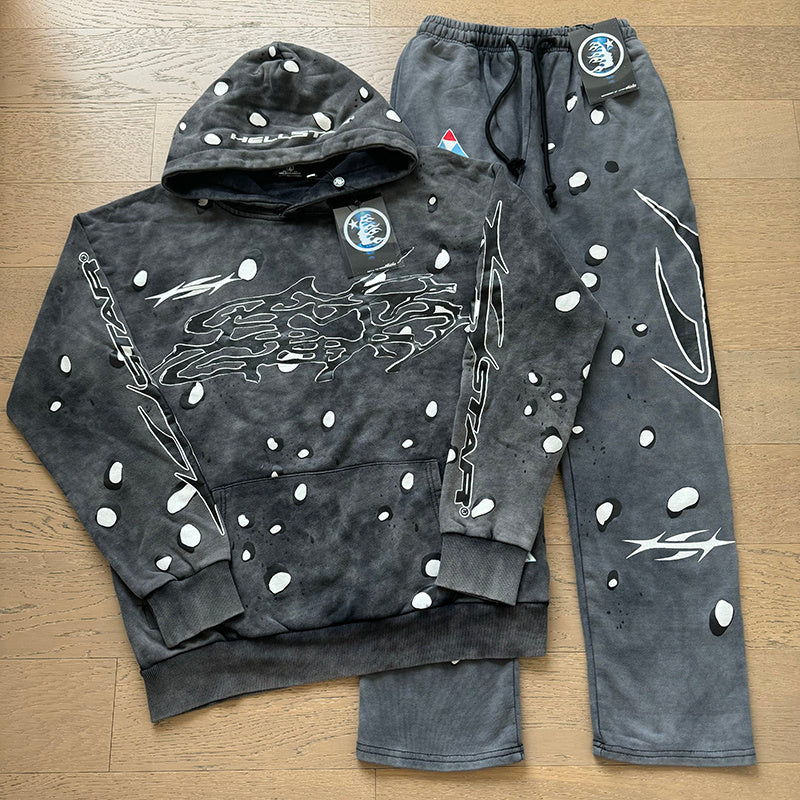 Hellstar Hoodie And Pants Two-Piece Set