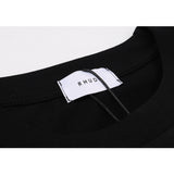 Rhude T Shirt Storms Never Last HD Rose Magic Mirror Men and Women