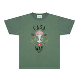 Casablanca T Shirts Fashion Print Street