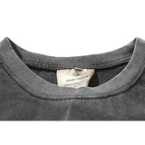 Fog Essentials T Shirts Spring and Summer FOG Washing Water Old Crew Neck Short Sleeves