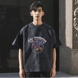 Mens Vintage T Shirt Short Sleeve T-Shirt Men's and Women's