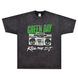 Green Day T Shirt Rock Vintage Loose