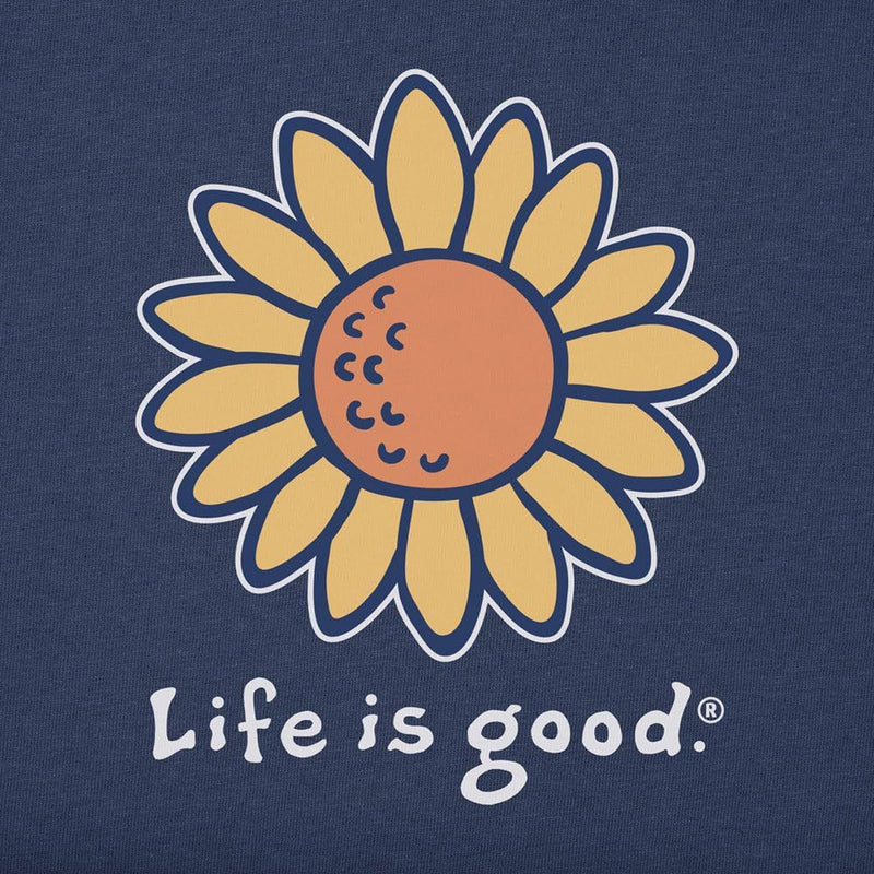 Life is Good Women's Sunflower Vintage Crusher Tee